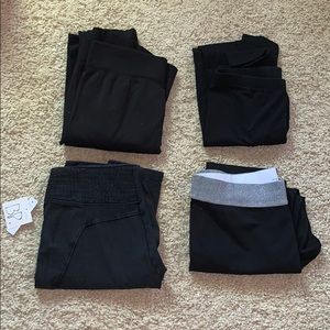 Black leggings - Four pair